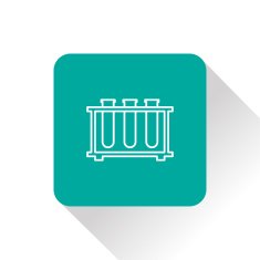 icon of laboratory tubes N7