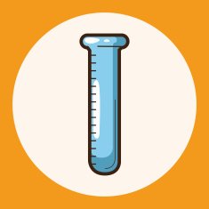 Test tubes and beakers theme elements N2