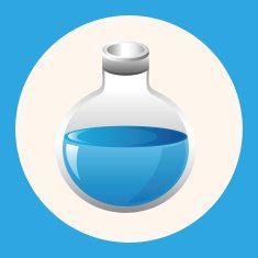 Test tubes and beakers theme elements N4