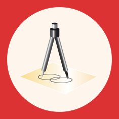 Stationery compasses theme elements N3