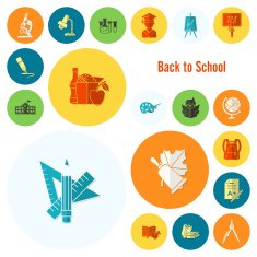 school and education icons N291
