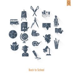 school and education icons N296