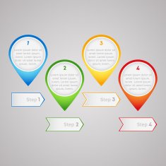 Vector colorful diagram N5