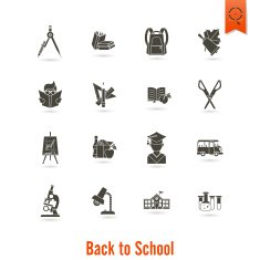 school and education icons N304