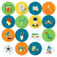 school and education icons N306