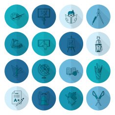 school and education icons N313
