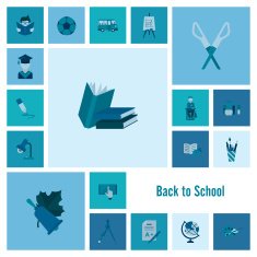 school and education icons N314