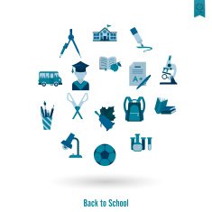 school and education icons N315