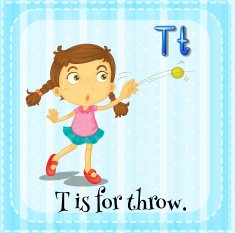 Alphabet T throw N2