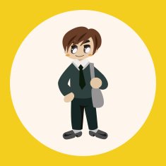 student cartoon theme elements N35