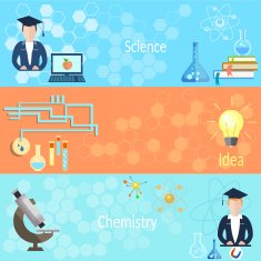 Education and Training school teacher class vector banners