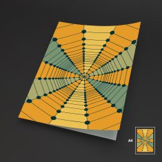 A4 Business Blank Network Background