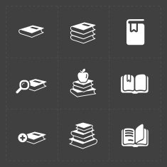 Modern Web Books set on Dark N2
