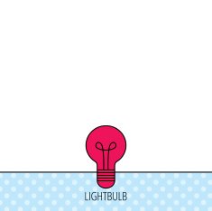 Lamp icon Idea and solution sign N5