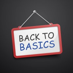 back to basics hanging sign