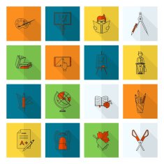 school and education icons N318