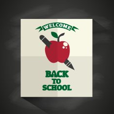 School Black Chalkboard