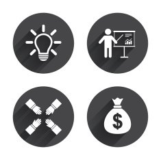 Presentation billboard Dollar cash money N2