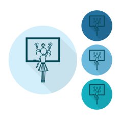 school and education icons N376