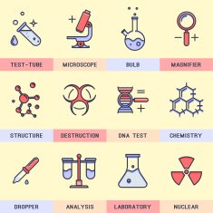 Science icons N6