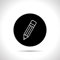 icon of pencil N10