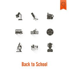 school and education icons N389