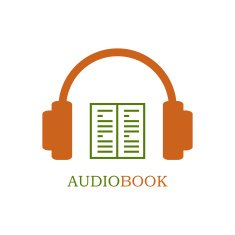 Green and orange audiobook icon