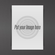 White blank Paper A4 sheet with Shadows
