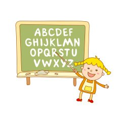 ABC for kids alphabet illustration vector kids children fun N13