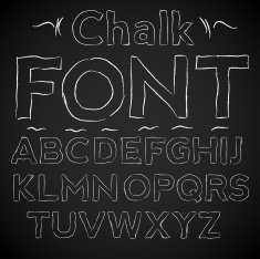 Chalk font N13