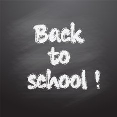 Back to School blackboard background N2