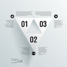 Modern design for business info graphic N4