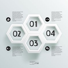 Modern design for business info graphic N6