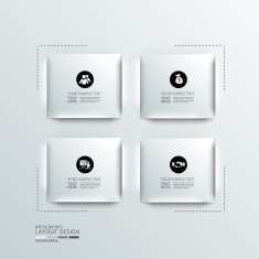 Modern design for business info graphic N7