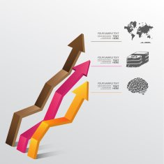 Modern design for business info graphic N9