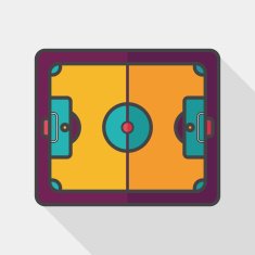 baketball court flat icon with long shadow eps10