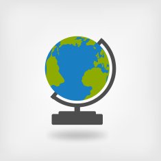 globe design element