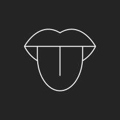 tongue line icon N6