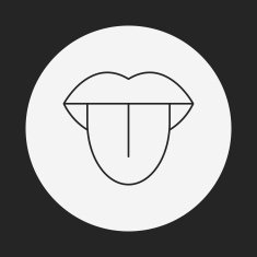 tongue line icon N7