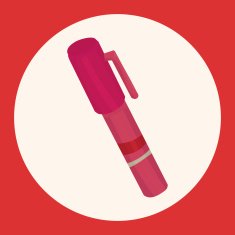 stationery pen theme elements vector eps N2