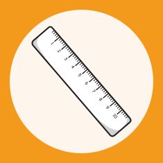 stationary ruler theme elements vector eps N4