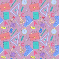Hand drawn school symbols N14