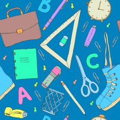 Hand drawn school symbols N15