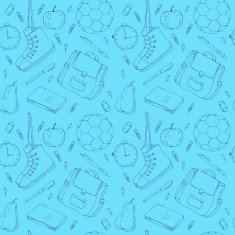 Hand drawn school symbols N23