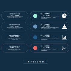Business Infographics Minimal style Vector illustration N7