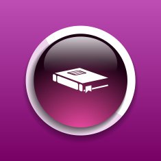 web button Flat design with shadow