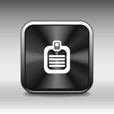 Check list vector icon Flat design isolated document N2