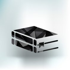 web button Flat design with shadow N9