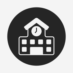 School Building Icon N13