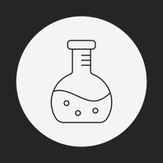 Beaker line icon N23